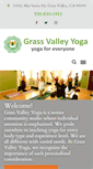 Mobile Screenshot of grassvalleyyoga.com